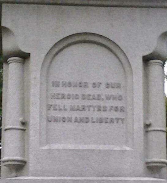 MORRIS COUNTY CIVIL WAR MEMORIAL STONE B