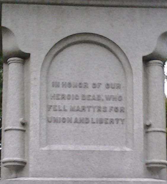 MORRIS COUNTY CIVIL WAR MEMORIAL STONE B