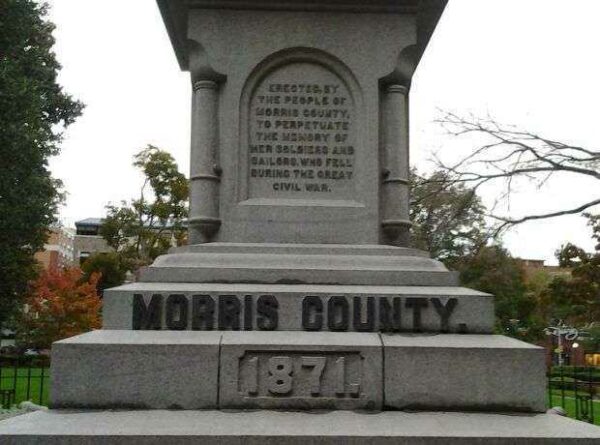 MORRIS COUNTY CIVIL WAR MEMORIAL STONE A