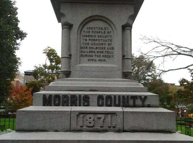 MORRIS COUNTY CIVIL WAR MEMORIAL STONE A