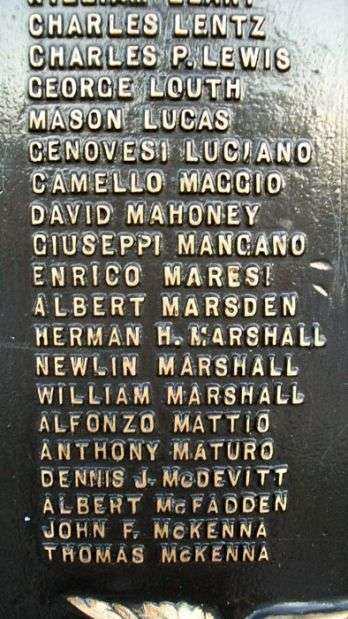 MARCUS HOOK WORLD WAR I MEMORIAL PLAQUE L