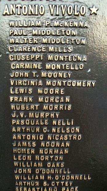 MARCUS HOOK WORLD WAR I MEMORIAL PLAQUE I