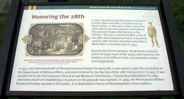 HONORING THE 28TH WAR MEMORIAL PANEL