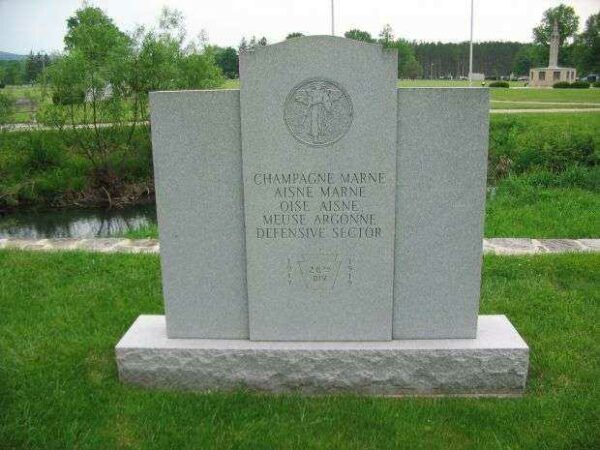 109TH MACHINE GUN BATTALION WAR MEMORIAL BACK