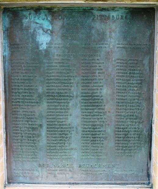 107TH UNITED STATES FIELD ARTILLERY WAR MEMORIAL PLAQUE I