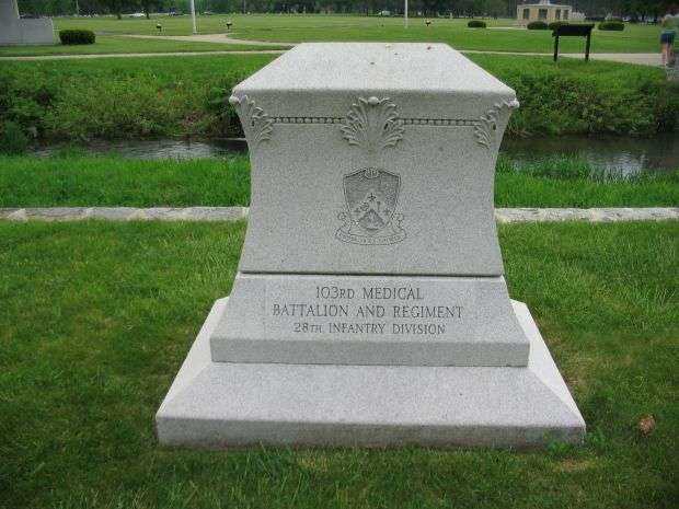 103RD MEDICAL BATTALION AND REGIMENT WAR MEMORIAL
