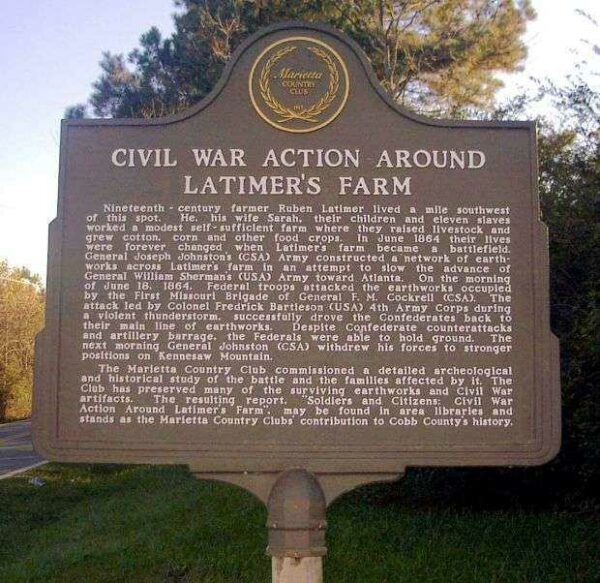 CIVIL WAR ACTION WAR MEMORIAL MARKER