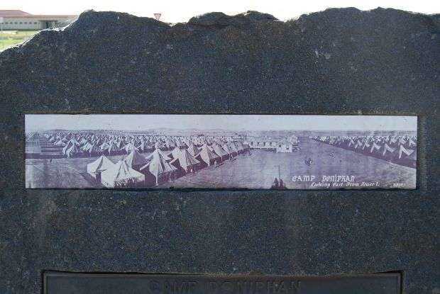 CAMP DONIPHAN WAR MEMORIAL PHOTOGRAPH