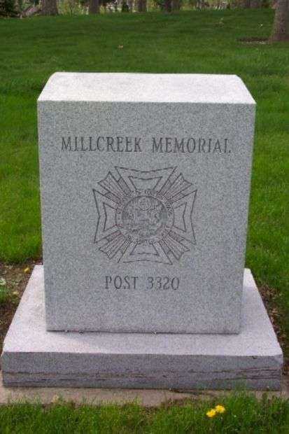 MILLCREEK MEMORIAL POST 3320 WAR MEMORIAL