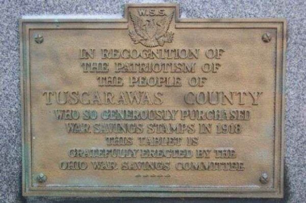 TUSCARAWAS COUNTY WAR SAVINGS STAMPS MEMORIAL