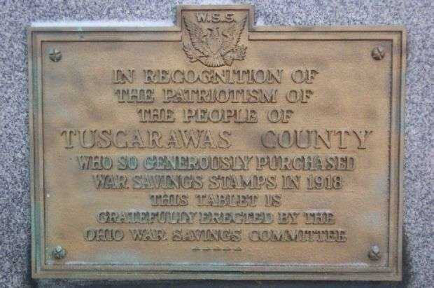 TUSCARAWAS COUNTY WAR SAVINGS STAMPS MEMORIAL