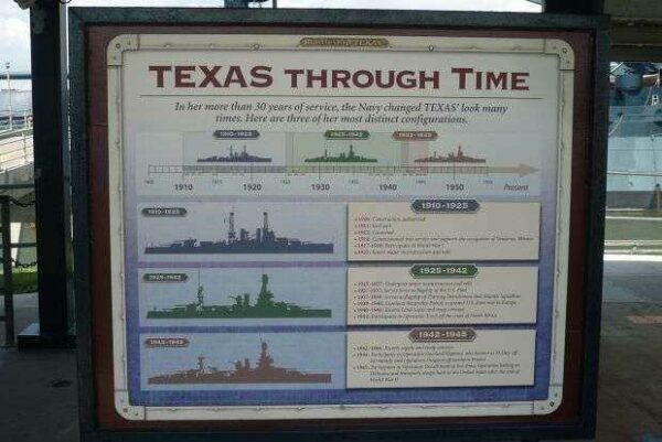 BATTLESHIP TEXAS WAR MEMORIAL PLAQUE C