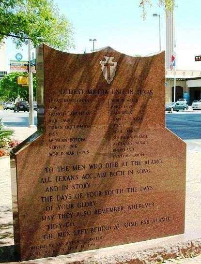 141ST INFANTRY REGIMENT WAR MEMORIAL BACK
