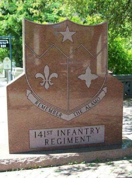 141ST INFANTRY REGIMENT WAR MEMORIAL FRONT