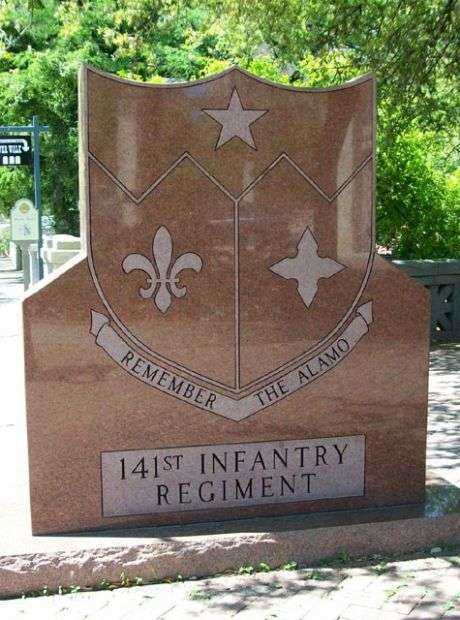 141ST INFANTRY REGIMENT WAR MEMORIAL FRONT