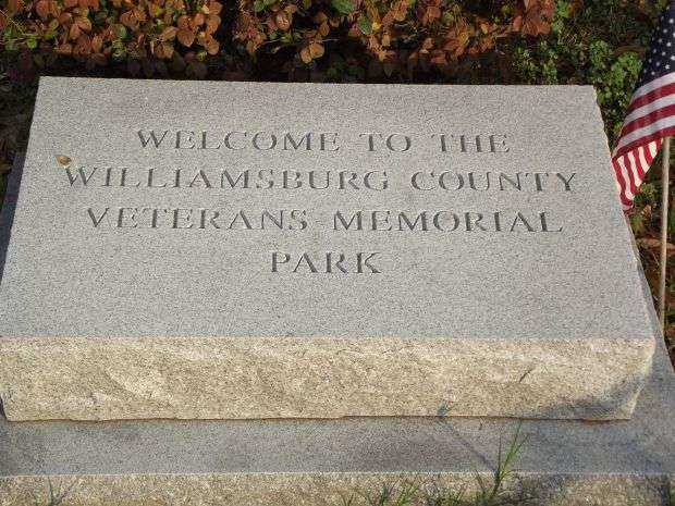 WILLAMSBURG COUNTY VETERANS MEMORIAL STONE