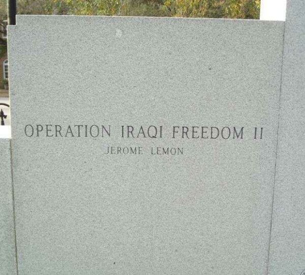 WILLAMSBURG COUNTY WAR MEMORIAL HONOR ROLL STONE E