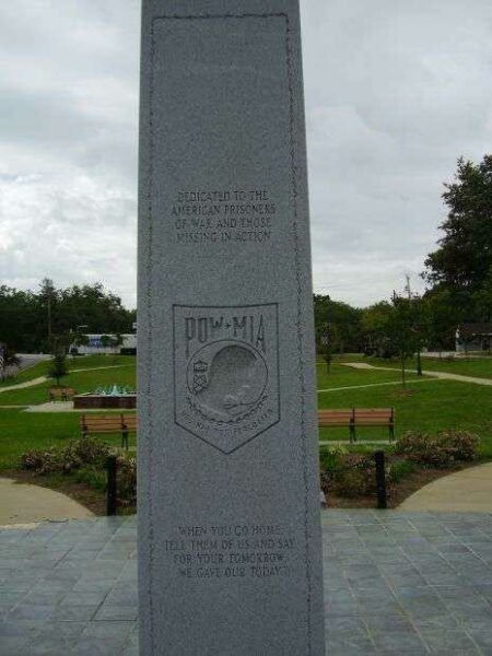 GREER ALL WARS MEMORIAL POW MIA STONE