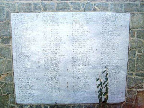 WESTMINSTER WORLD WAR I MEMORIAL STONE B
