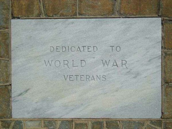 WESTMINSTER WORLD WAR I MEMORIAL STONE A