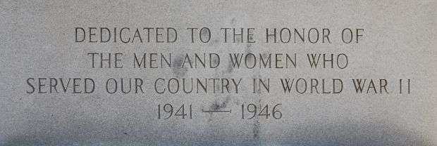 MATHEWS MILL WAR VETERANS MEMORIAL STONE A