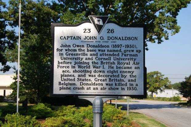CAPTAIN JOHN O. DONALDSON WAR MEMORIAL MARKER