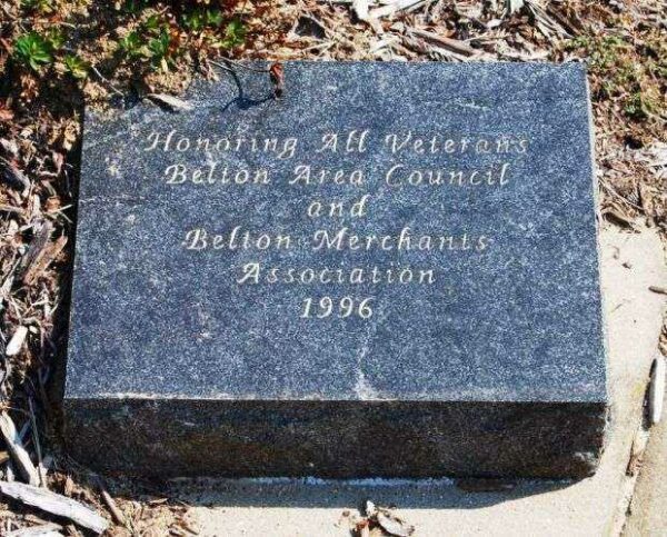 BELTON U.S. COAST GUARD MEMORIAL FLAGPOLE STONE