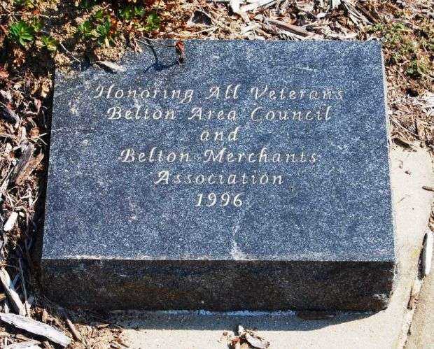 BELTON U.S. COAST GUARD MEMORIAL FLAGPOLE STONE