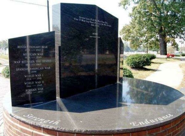 BELTON WAR VETERANS MEMORIAL BACK LEFT