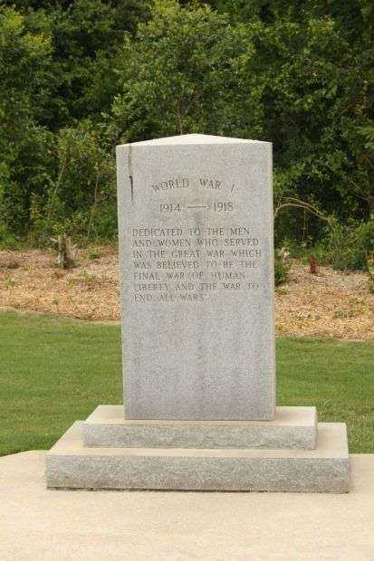 NORTH AUGUSTA WORLD WAR I MEMORIAL
