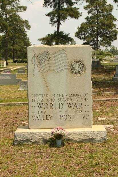 AMERICAN LEGION VALLEY POST 77 WORLD WAR MEMORIAL