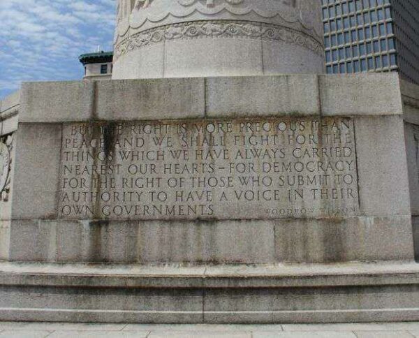 CITY OF PROVIDENCE WORLD WAR I MEMORIAL STONE D