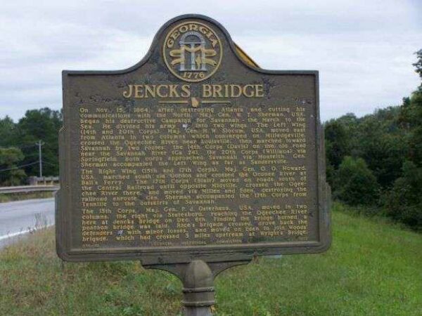 JENCKS BRIDGE WAR MEMORIAL MARKER