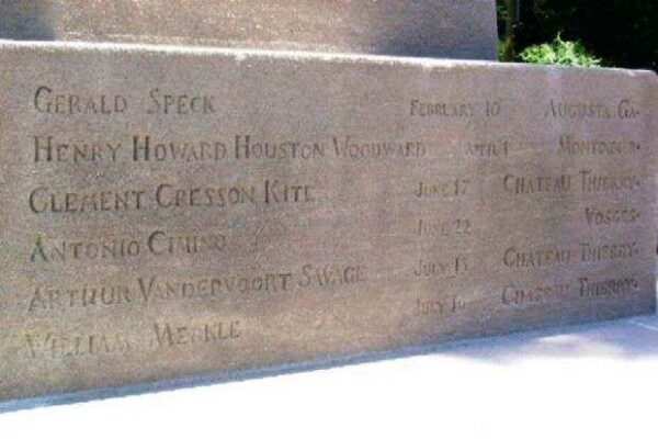 CHESTNUT HILL AND MT AIRY WORLD WAR MEMORIAL STONE B