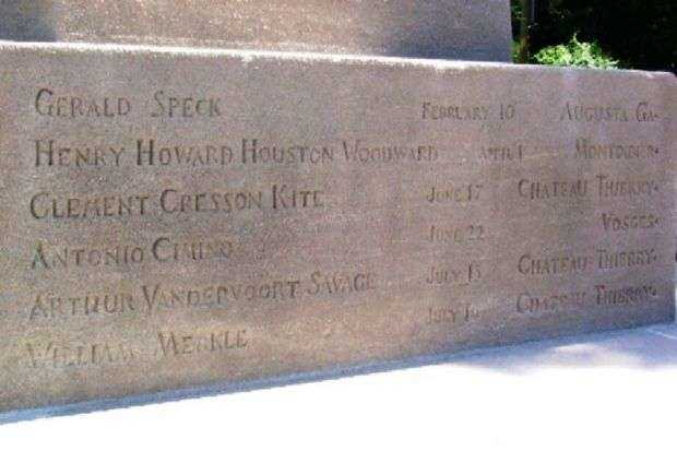 CHESTNUT HILL AND MT AIRY WORLD WAR MEMORIAL STONE B