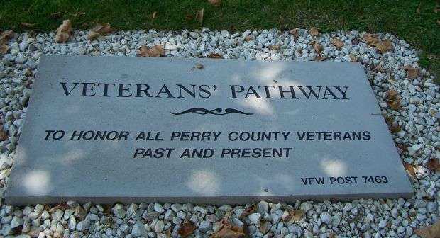 PERRY COUNTY VETERANS’ PATHWAY DEDICATION STONE