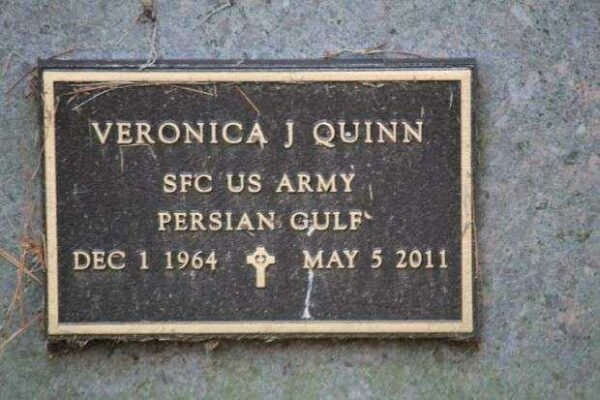 VERONICA J QUINN MEMORIAL CEMETERY STONE