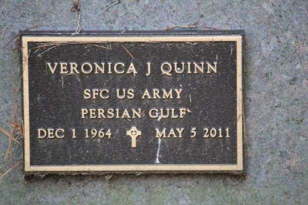 VERONICA J QUINN MEMORIAL CEMETERY STONE
