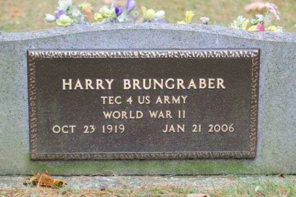HARRY BRUNGRABER MEMORIAL CEMETERY STONE