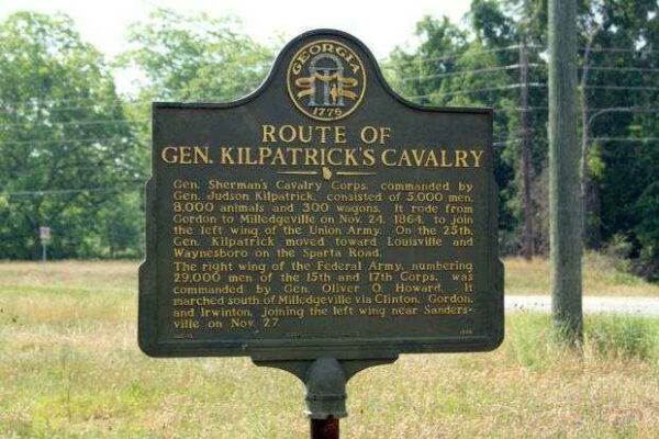 GEN. KILPATRICK’S CAVALRY WAR MEMORIAL MARKER