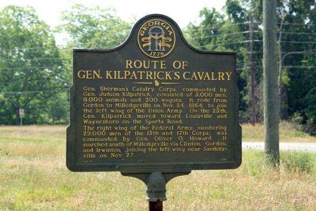 GEN. KILPATRICK’S CAVALRY WAR MEMORIAL MARKER