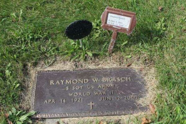 RAYMOND W BRASCH MEMORIAL CEMETERY STONE