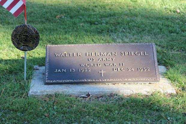 WALTER HERMAN SPIEGEL MEMORIAL CEMETERY STONE