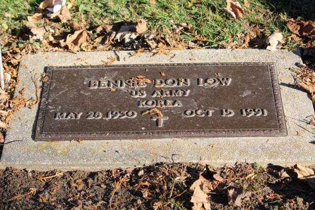 BENNIE DON LOW MEMORIAL CEMETERY STONE