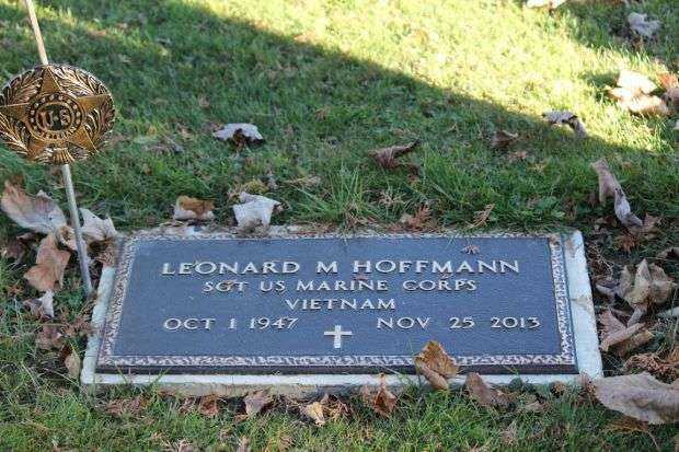 LEONARD M HOFFMANN MEMORIAL CEMETERY STONE