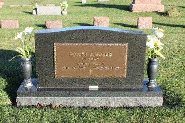 ROBERT J MORRIS MEMORIAL CEMETERY STONE