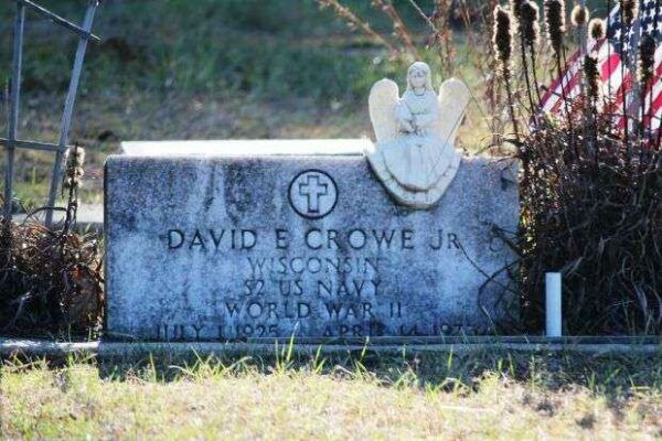 DAVID E CROWE JR MEMORIAL CEMETERY STONE