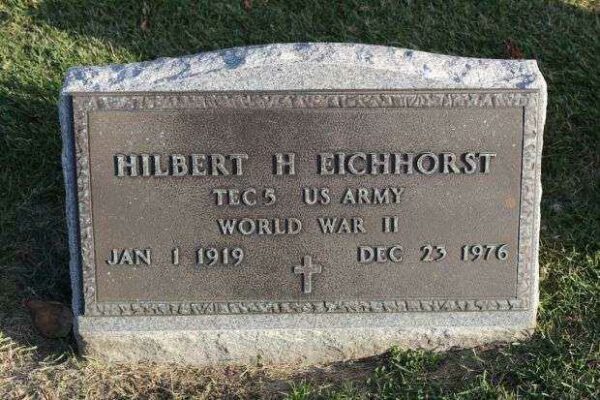 HILBERT H EICHHORST MEMORIAL CEMETERY STONE