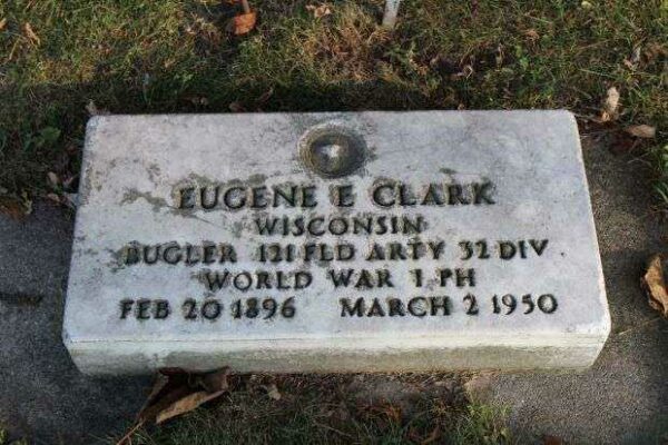 EUGENE E CLARK MEMORIAL CEMETERY STONE