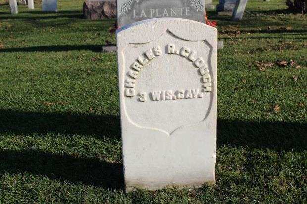 CHARLES R CLOUGH MEMORIAL CEMETERY STONE